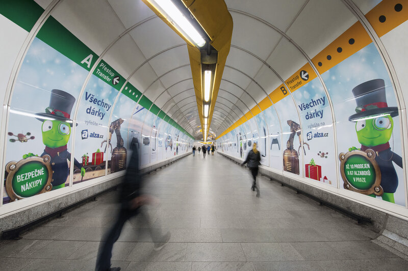 Přestupní tunely Můstek