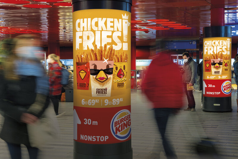 Citylightové rotundy na nádražích