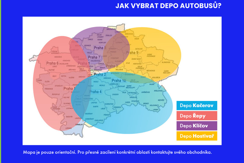 Jak vybrat depo autobusů