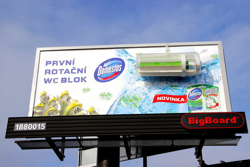 3D nástavba Domestos