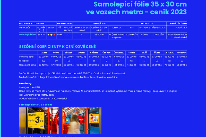 Samolepicí fólie 35x30