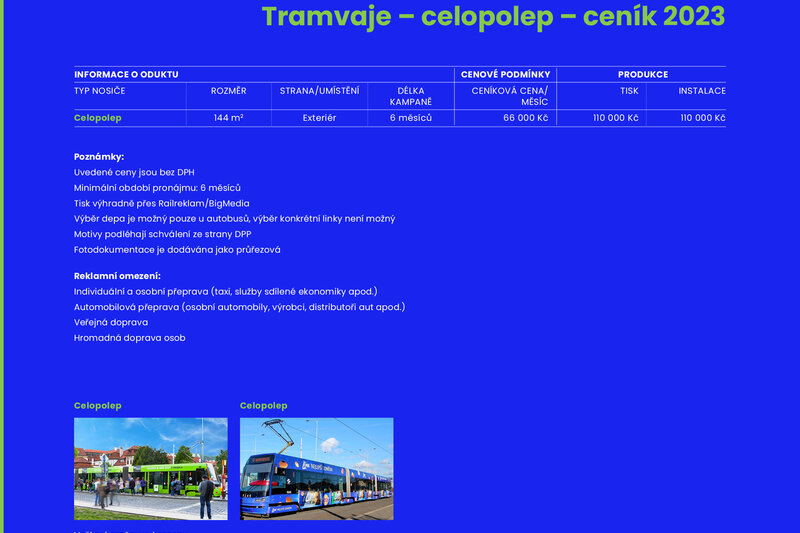Tramvaje - celopolep