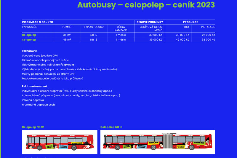 Autobusy - celopolep